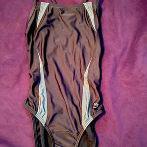 Black & Gray ProLight Speedo One Piece